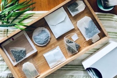 assortment of tea bags